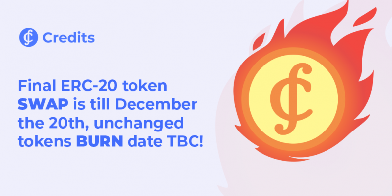 Final Manual Token Swap and Burn announcement