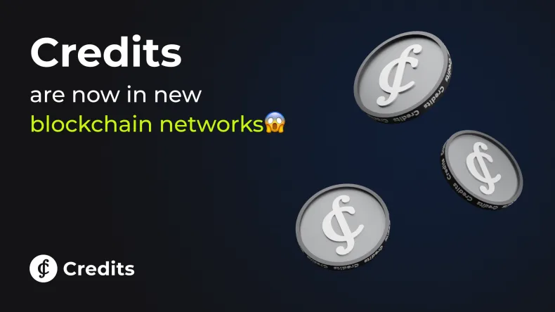 Credits are now in new blockchain networks!